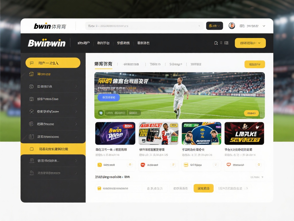 用户第一次接触一个体育娱乐平台，通常是从它的界面开