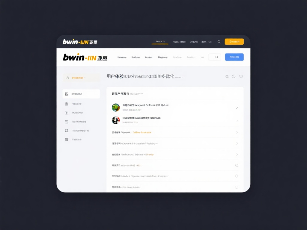 bwin必赢亚洲在用户体验设计方面做了大量的优化，