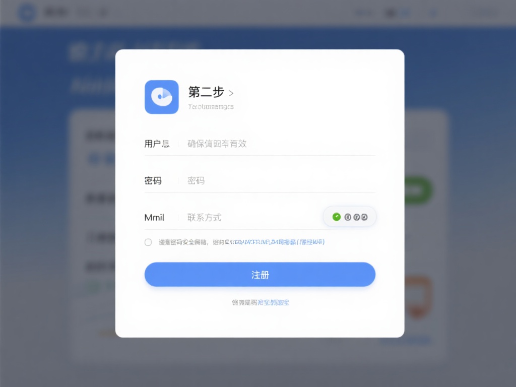 第二步：填写注册信息，确保真实有效
在注册页面，