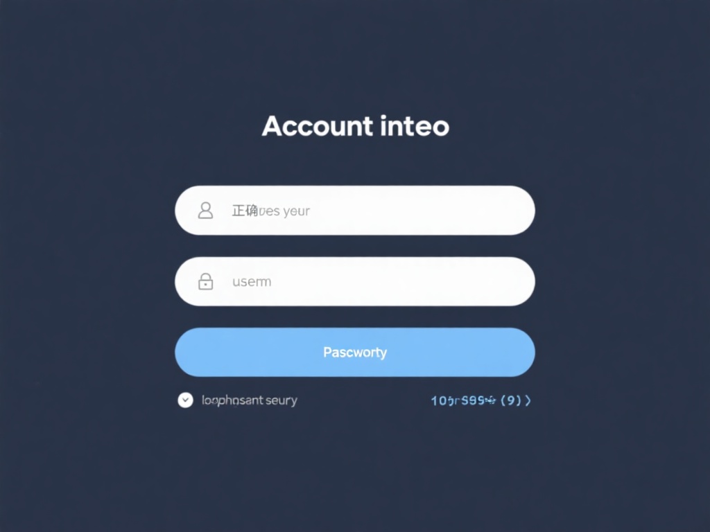 输入账户信息：正确填写您的用户名及密码。为了账号安