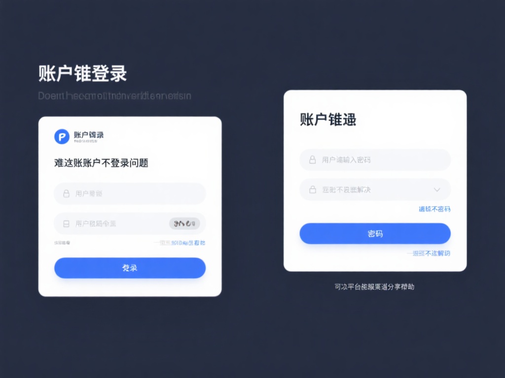 账户无法登录
如果你面临账户无法登录的问题，首先
