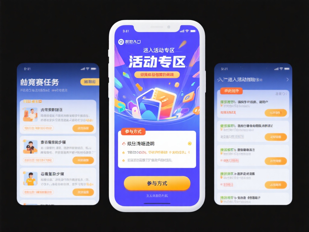 活动入口简洁明了
进入活动专区后，用户即可查看竞